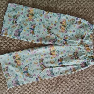 Garnet Hill Kids Pajama Bottoms with Butterfly and Star Print